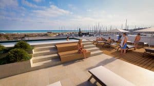 Lagos Marina Deck View