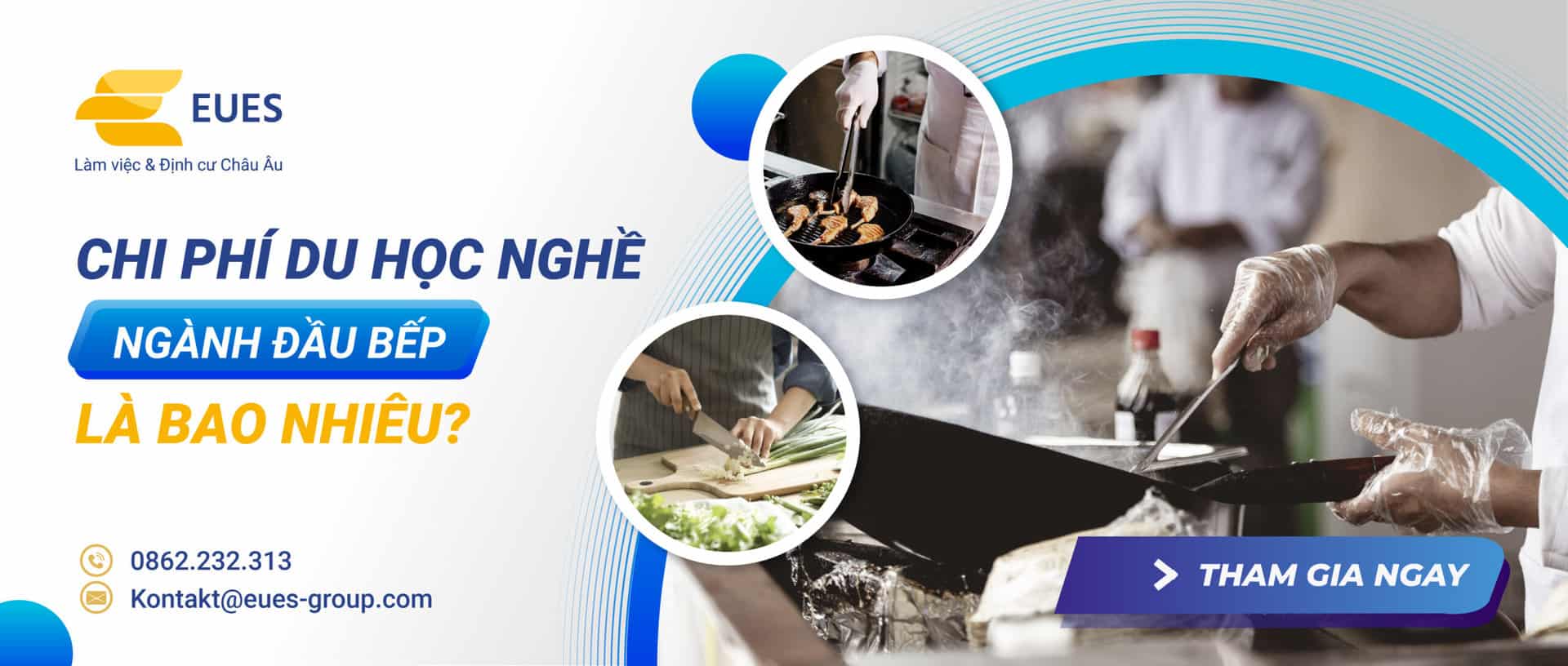 Chi phí du học ngành đầu bếp