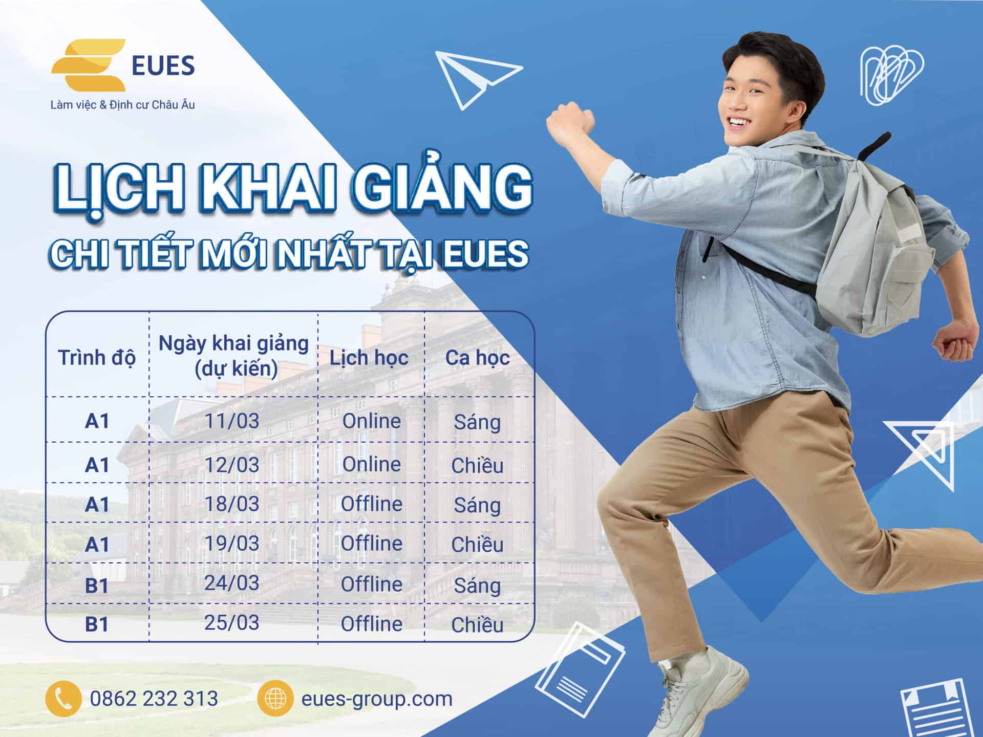 LỊCH KHAI GIẢNG