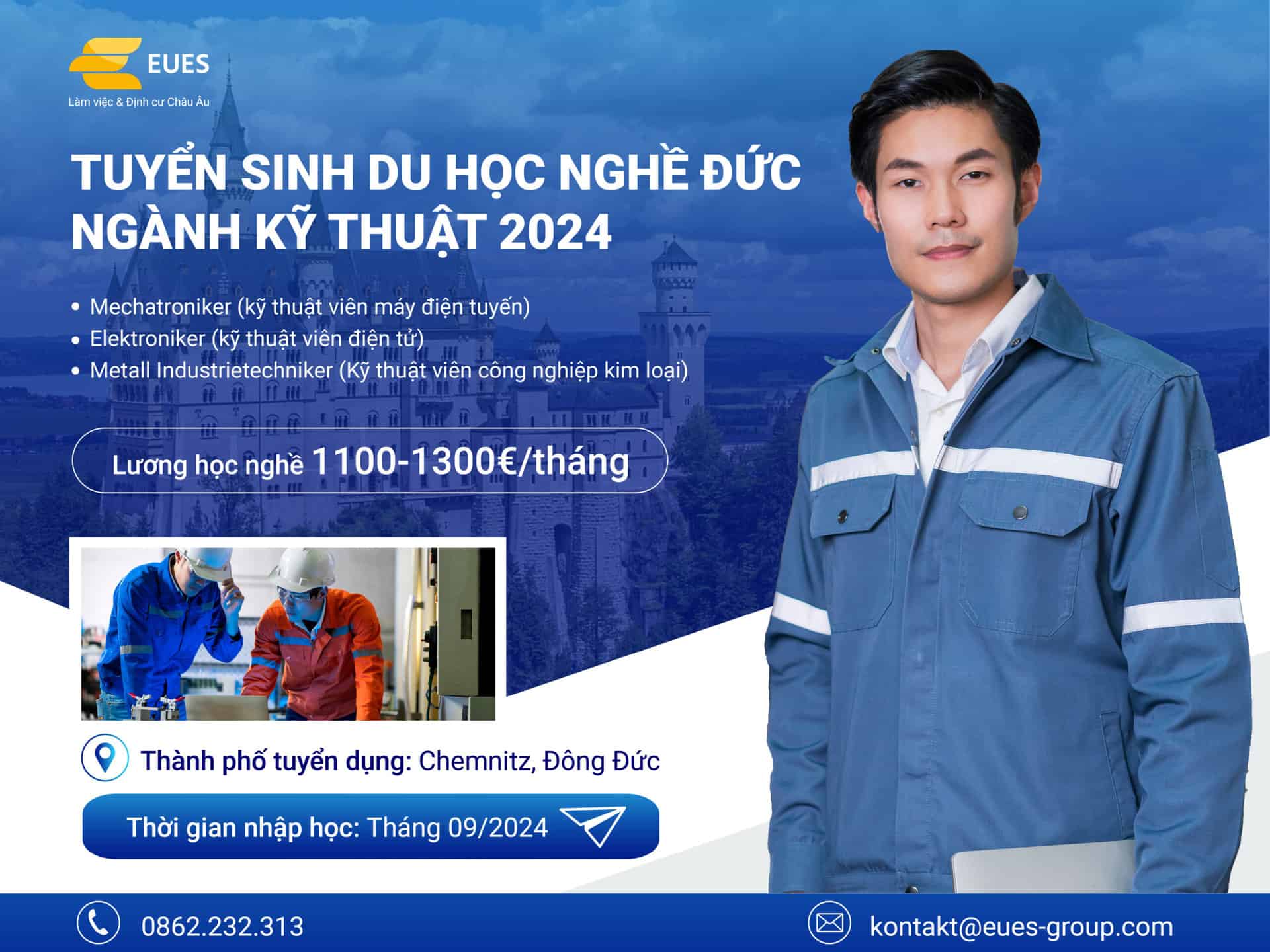 Du học nghề Đức ngành kỹ thuật