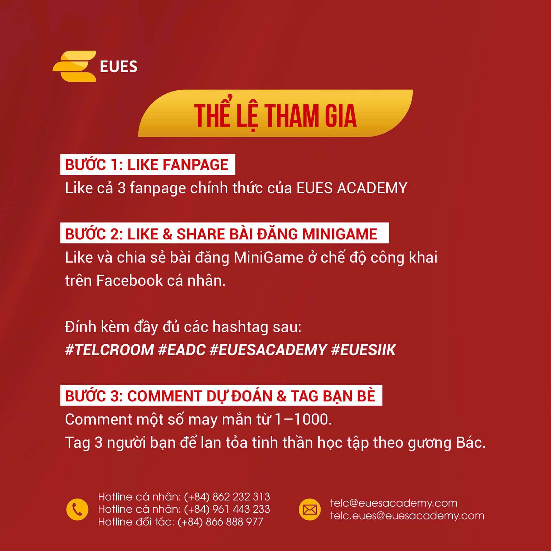 EUES MINIGAME - THỂ LỆ THAM GIA