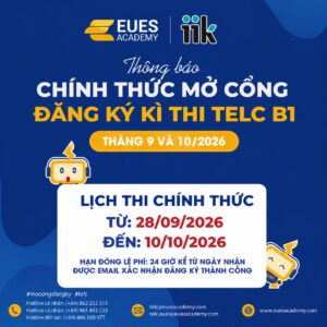 Thi TELC B1 THÁNG 09-10/2026